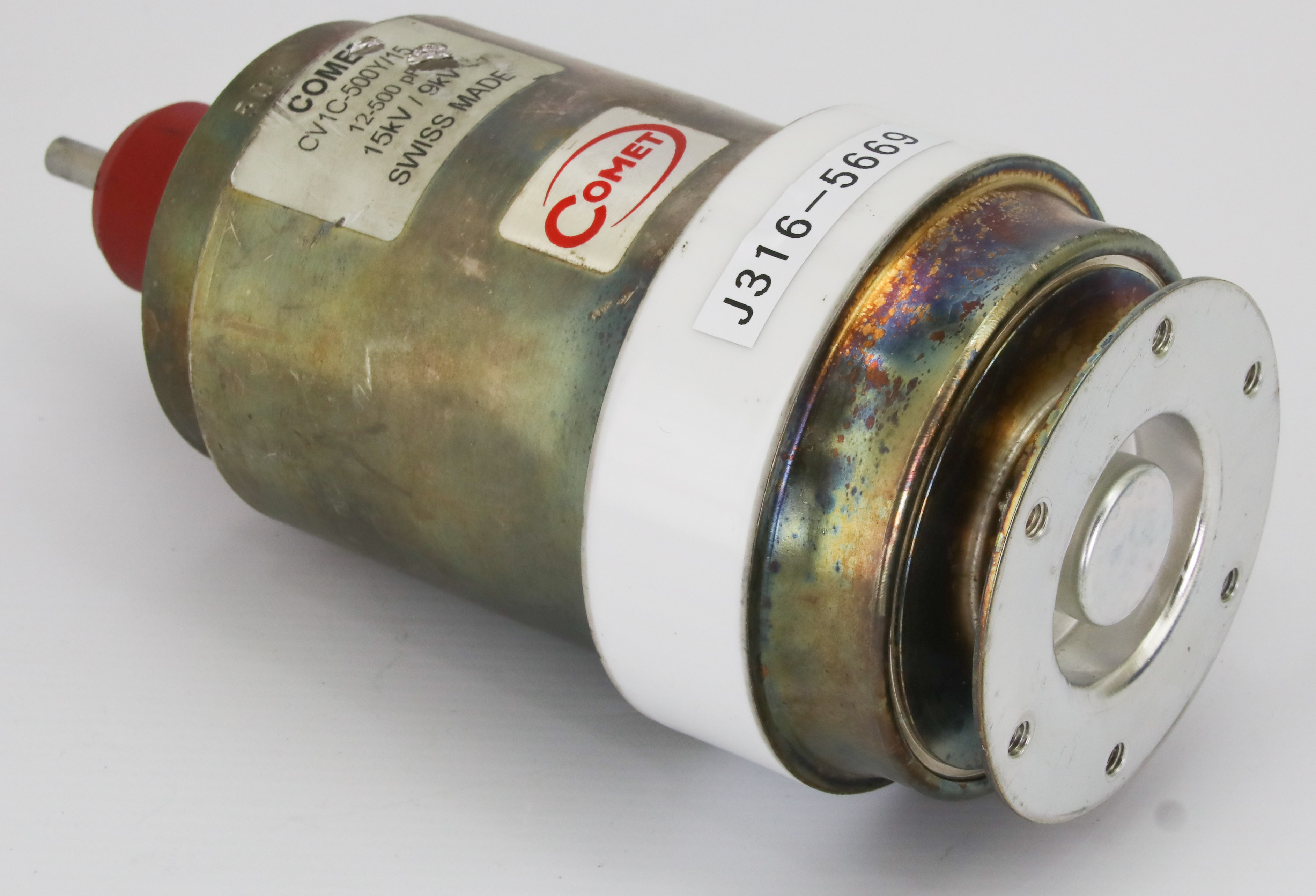 5669 Comet Variable Vacuum Capacitor 12 500pf 15kv 9kv Cv1c 500y 15 J316gallery